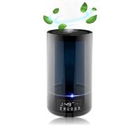 Humidificateur et diffuseur d'arômes Grundig 4,3 L - Diffuseur d'huiles essentielles - Humidificateur avec hygromètre et minuterie - Pièces de 15 à 35 m2 - avec veilleuse - Noir