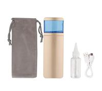 Humidificateur facial portatif à -spray doré, grand réservoir d'eau de 16 ml, hydratant hydratant à brume fine pour les soins de la peau, voyage, usage domestique, matériau ABS,