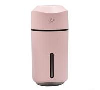 Humidificateur flexible avec sept options de couleur pour profiter des réglages de brume dans votre chambre ou votre voiture (rose)