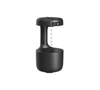 Humidificateur, Humidificateur D'air Grande Capacité Avec Double Protection Contre Les Coupures De Courant For La Maison Et Le Bureau Pour maison et bureau(Black)