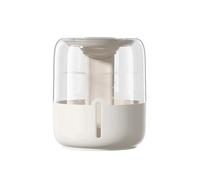 Humidificateur, Humidificateur Grande Capacité USB À Double Pulvérisation For La Maison, Le Bureau, Chambre Coucher, Avec Veilleuse Et Affichage Numérique pour l'usine à la maison(White)