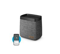 Stadler Form Humidificateur d'air Karl, puissant vaporisateur pour des pièces jusqu'à 100 m2 , silencieux, contrôlable par WiFi via App, revêtement textile, 4 niveaux d'humidification, noir