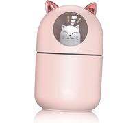 Humidificateur Mini USB silencieux avec lumière LED colorée pour le bureau, la chambre, la voiture, rose