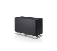 Humidificateur d'air Oskar big de Stadler Form, humidificateur à économie d'énergie pour des pièces jusqu'à 100 m², humidificateur avec arrêt automatique, LEDs à intensité variable, noir