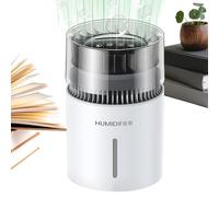 Humidificateur par évaporation - Système d'humidité avec mèche d'eau naturelle, couleur blanche, appareil d'hydratation à air silencieux, appareil ménager économe en énergie, design à faible entretien