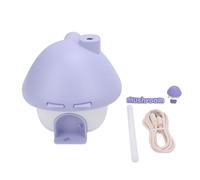 Humidificateur Portable 300ml Petit Design Maison Champignon, Couleur Changeante et Silencieux - Ambiance Romantique, Usage Personnel pour Bureau, Chambre, Voiture