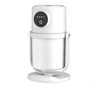 Humidificateur portable à brume froide avec support rotatif à 360 ° pour la maison, le bureau, les voyages, fonctionnement silencieux, contrôle à un bouton, blanc