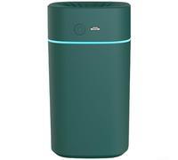Humidificateur portable pour mini brume rechargeable USB avec lumière colorée pour voiture, plantes, maison, petits espaces, 13 x 7 x 7 cm (vert (plein)