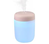 Humidificateur portable USB - 200 ml Mini voyage avec veilleuse, hydratant compact | Fournitures de table de nuit, voiture, chambre d'enfant, maison, chambre à coucher, bureau