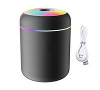 Humidificateur Pour Chambre À Coucher - avec Éclairage LED, Alimentation USB et Brumisation Purifiante,Humidificateur De Chambre 180 mL Pour Adultes | Pour Nurserie Voiture Salon Bureau Maison