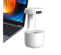 Humidificateur pour Chambre à Coucher - Diffuseur À Brumisation Froide Grande Capacité En Forme De Goutte De Pluie - Humidificateur d'Air avec Veilleuse - Pour Table de Chevet Bureau à Domicile Sommei