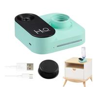 Humidificateur pour chambre à coucher - Système de coupure de courant automatique + double sortie de brume, mini hydratant résistant fuites, améliorant d'air décoratif élégant, équilibreur de clim