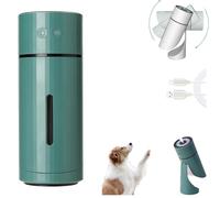 Humidificateur pour chien, humidificateur portable mini, humidificateurs personnels USB pour bureau, 100% sans danger pour les animaux avec fonctionnement ultra-silencieux (Vert,Modèle à piles)