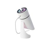 Humidificateur pour Chien - Silencieux et 100% Sûr pour les Animaux, Brume Réglable à 90°, Air Humidifié pour Petits Chiens et Chats (Blanc)