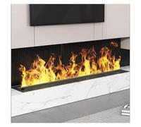 Humidificateur pour foyer à vapeur d’eau intérieur Led intégré - flamme atomisée 3D réaliste, contrôle Intelligent - entrée/sortie d’eau automatique (120cm/47.2in)