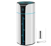 Humidificateur pour - Purificateur d'air USB silencieux 10x10x22,5 cm | Aromathérapie avec 7 lumières LED, arrêt automatique, idéal pour chambre à coucher, bureau, grands espaces, 1000 Ml