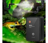 Humidificateur pour Reptiles, Diealles Shine Système de Brumisation Intelligent pour Reptiles avec Arroseur de Brouillard Réglables, Automatique Humidificateur pour Terrarium/Amphibiens/Rainforest