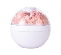 Humidificateur purificateur USB 220 ml avec style grain de bois, technologie Cool Mist et diffuseur d'arômes, fonctionnement silencieux pour chambre, salon ou bureau (rose)