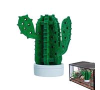 Humidificateur Terrarium Reptile Petit, en forme de cactus, sans