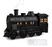 Humidificateur Train 300ml, Humidificateur d'Air, Diffuseur Huiles Essentielles, Humidificateur d'Air Chambre à Ultrasons, pour une Humidification Efficace et une Répartition des Parfums (Noir)