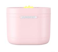 Humidificateur ultra silencieux de 1200 ml avec triple pulvérisation et lumières LED colorées, grande capacité, fonction minuterie, fonctionnement silencieux pour chambre à coucher, salon (rose)