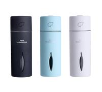 Humidificateur ultrasonique à feuilles, Mini brumisateur Usb, purificateur Led, diffuseur d'huile essentielle et d'aromathérapie, désodorisant pour voiture