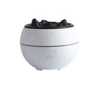 Humidificateur Ultrasonique En Pierre De Sel Craquelé Diffuseur 4 Réglages Minuterie Purificateur D'air Décoration Pour Maison Et Voiture