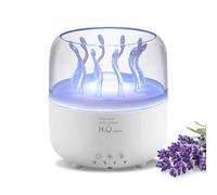 Humidificateur Ultrasonique et Diffuseur d’Huiles Essentielles 280ml | Veilleuse 7 Couleurs, Télécommande, Minuterie, Aromathérapie Maison, Bébé, Plantes