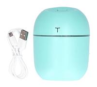 Humidificateur Ultrasonique Portable USB LED Mini Diffuseur d'Huiles Essentielles Nettoyeur de Brume pour Maison, Voiture, Bureau, Voyage, Plastique ABS, Capacité d'eau de 220 ml, Spécial (Bleu)