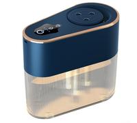 Humidificateur USB 2,2 L avec 4000 mAh, 3 modes de brume, diffuseur d'air de bureau pour chambre à coucher, bureau, fonctionnement silencieux, rechargeable de type C, blanc (charge USB, bleu)