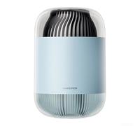 Humidificateur USB de 1000 ml pour une utilisation en intérieur de bureau, humidificateur portable silencieux avec fonction veilleuse pour un air confortable à la maison et au bureau (bleu peu profond