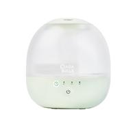 Badabulle Humidicateur d'air à Vapeur Froide Bubble - Veilleuse Multicolore - Autonomie 16h (Résevoir 2L) - Forme Compacte - Buse Orientable à 360° - Arrêt Automatique