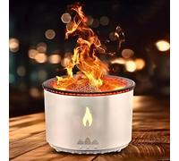 Humidificateur Volcan Trsaow 360 ml - Créez une atmosphère immersive avec une brume de méduses ou de flammes | Diffuseur d'arômes 360 ml avec veilleuse apaisante pour la maison et le bureau