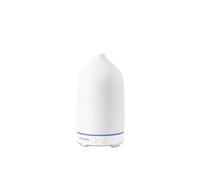 PRIXTON Humidificateur Zen 100 ml, Diffuseur d’Arômes, 5 Modes de Brume, Silencieux 35 dB, Lumière LED, Télécommande et USB-C, Blanc Blanc