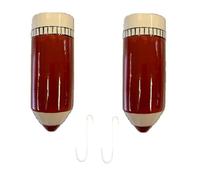 Humidificateurs, Lot de 2 saturateurs céramiques Crayon Rouge Bordeaux, pour chambre d'enfants, pour fixation au radiateur, évaporateur d’eau pour humidifier l’air ambiant