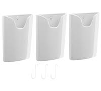 Humidificateurs, Lot de 3 saturateurs céramiques Large Blanc, plat, pour fixation au radiateur, évaporateur d’eau pour humidifier l’air ambiant