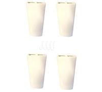 Humidificateurs, Lot de 4 saturateurs céramiques Blanc, plat, pour fixation au radiateur, évaporateur d’eau pour humidifier l’air ambiant