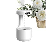 Humidificateurs pour chambre à coucher - Brume fraîche 800 ml | Grande capacité - Aromathérapie intelligente anti-gravité, affichage de l'horloge lumineuse LED, fonctionnement silencieux, bureau à dom