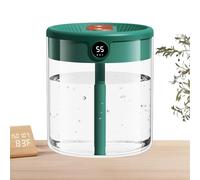 Humidificateurs pour chambre - Diffuseur à froid avec réservoir de 2 litres à double pulvérisation, design avec affichage numérique | dispositif de contrôle automatique d'humidité avec scénario