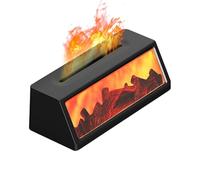 Humidificateurs Pour Chambre,Diffuseur d'Aromathérapie Rétro,Design de Poêle à Charbon Humidificateur Brume Lumière Nuit Pour Chevet - Pour Bureau Étagère Armoire Bibliothèque Support TV Chambre