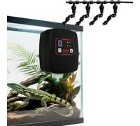 Humidificateurs pour Dragon Barbu, Système de Brumisation Intelligent avec Minuterie, Brumisateur Automatique pour Reptiles, pour Terrariums et Animaux Tropicaux(4 Nozzles)