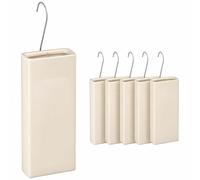 Humidificateurs Relaxdays pour radiateurs, lot de 6, beige | Chauffage par évaporation d'eau, à suspendre, en céramique, humidificateur d'intérieur