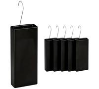 Humidificateurs Relaxdays pour radiateurs, lot de 6, noir | Chauffage par évaporation d'eau, à suspendre, en céramique, humidificateur d'intérieur