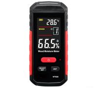 Humidimètre à bois, 8 modes, testeur numérique avec capteur de température, plage de 0,5 % à 69 %, écran LCD rétroéclairé, mise hors tension automatique, pour travaux de menuiserie et de construction