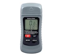 Humidimètre à piques numérique pour bois, papier et murs, écran LCD rétroéclairé, mesure précise jusqu’à 90% - détection rapide, fonction température, usage professionnel et