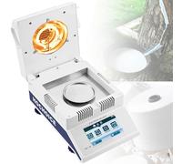 HumidimèTre,Analyseur D'Humidité NuméRique,2 Modes SéChage,Capacité 50/100 G, éCran Tactile Led 5, Pouces,Fonctionnement Intelligent,Multiples De Chauffage, Pour Poudres,CéRéAles Et Thé(100g/0.005g)