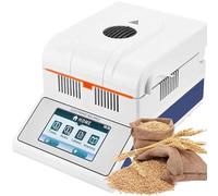 HumidimèTre,Analyseur D'Humidité NuméRique,2 Modes SéChage,Capacité 50/100G,éCran Tactile Led 5,5 Pouces,Fonctionnement Intelligent,Multiples Modes Chauffage,Pour Poudres,CéRéAles Et Thé(50g/0.001g)