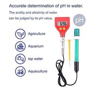Humidimètre, Compteur d'acidité numérique pH Testeur de pH Testeur de sol Testeur de mètre de sol for plantes Fleurs Acides de légumes Humidité PH Mesure(PH 98105)