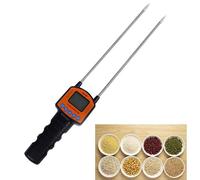 Humidimètre de grain avec haut-parleur écran LCD numérique précis testeur d'humidité avec sonde de mesure du blé et du maïs