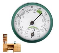 Humidimètre domestique - Thermomètre de jardin sans batterie | Capteur de température externe et interne pour caves à cigares, thermomètre hygromètre mural sans fil pour terrasse, paret